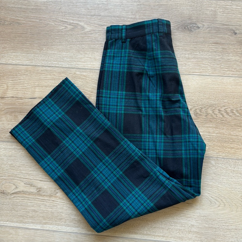 Christmas Plaid women’s trouser paint size 6